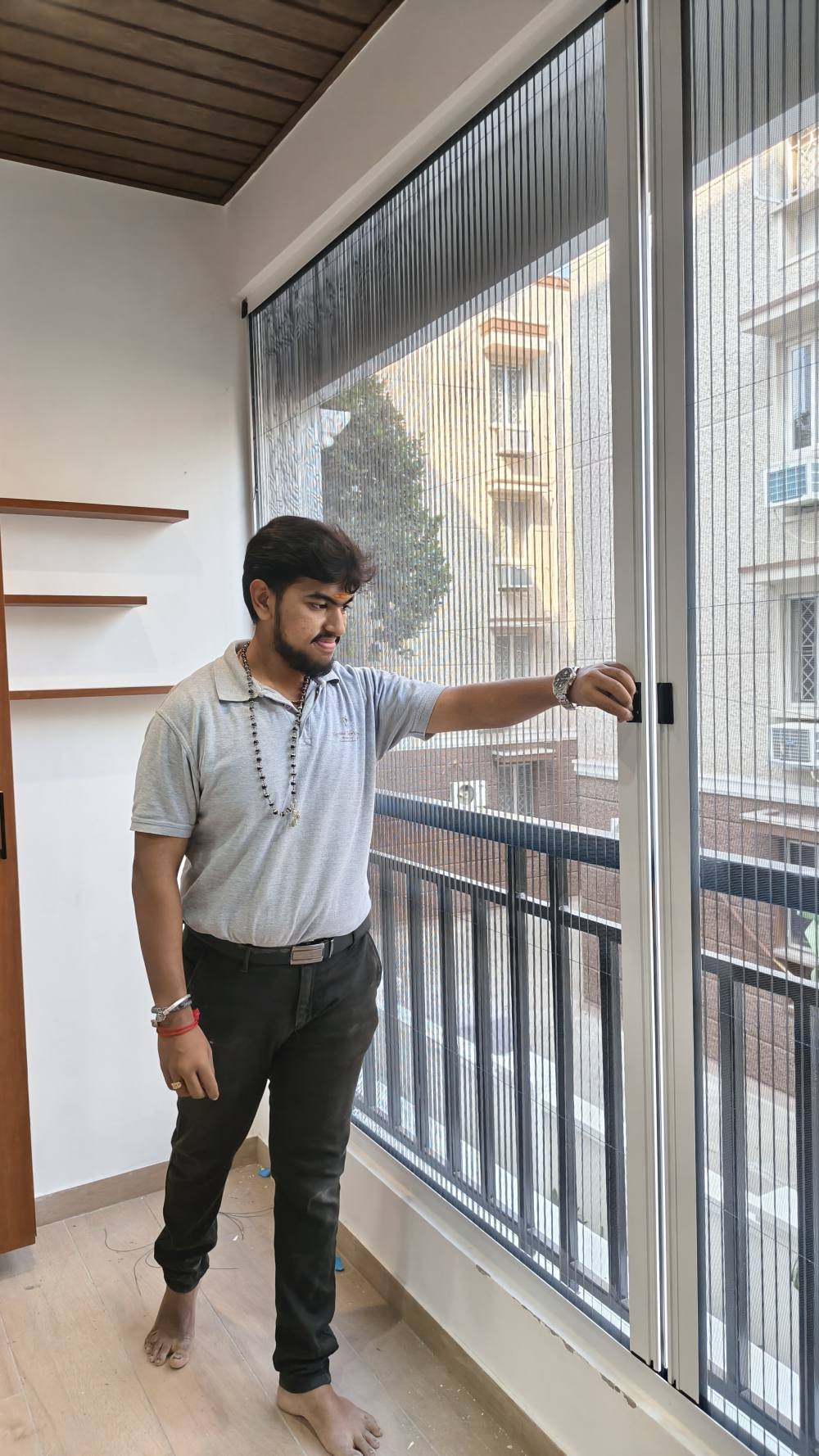 Pleated Window and Door Mosquito Net