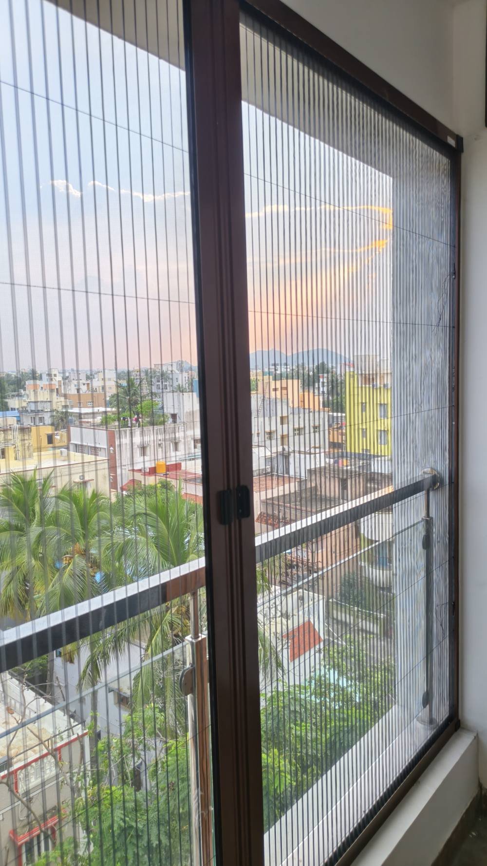 Stainless Steel Pleated Window and Door Mosquito Net 3